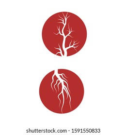 Veins Logo Template vector symbol nature