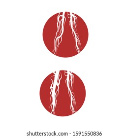 Veins Logo Template vector symbol nature