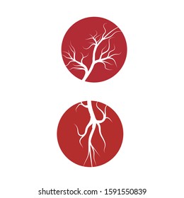 Veins Logo Template vector symbol nature