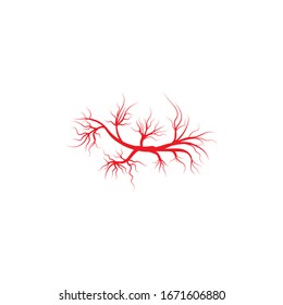 Vektorillustration für Venen-Logo-Vorlage