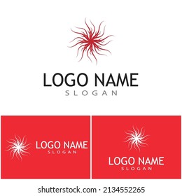 Símbolo vano de plantilla de logotipo de diseño médico vectorial
