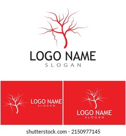 Símbolo vano de plantilla de logotipo de diseño médico vectorial