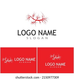 Símbolo vano de plantilla de logotipo de diseño médico vectorial