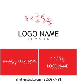 Veins Logo Template vector symbol medical design