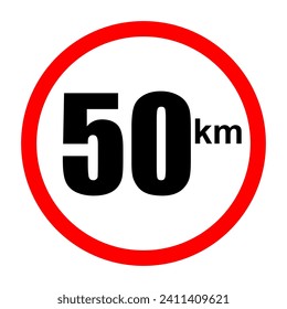 Vekror various speed limits, colors of class signs