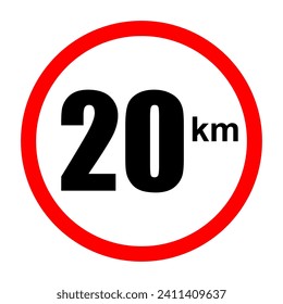 Vekror various speed limits, colors of class signs