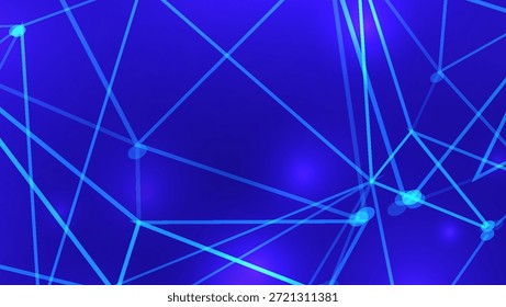 Vektor Abstrakte Netzwerktechnologie Hintergrund