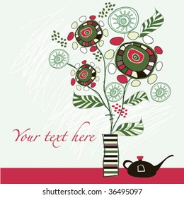  vektor abstrakt Greeting Card