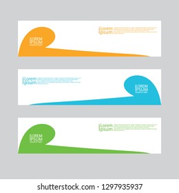 vektor  banner abstrack geometric simple modern