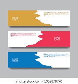 vektor banner abstrack geometric simple modern 