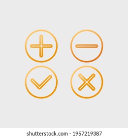 Vektor bundle for icon mobile app. website, computing