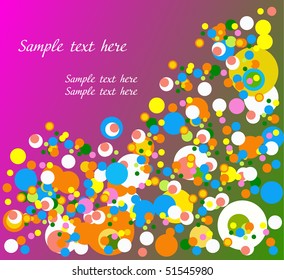 Vektor. Colored background template.