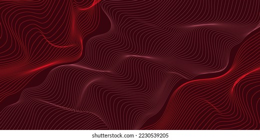vektor dan grafis red background abstract wavy and waving lines texture
