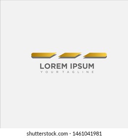 vektor design logo acaunting. gold colour. acounting financial and tax advisory logo vector