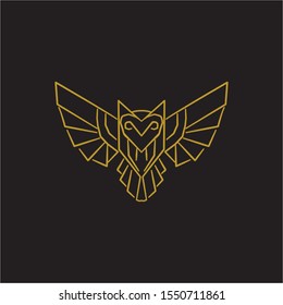 vektor Design Logo of an owl concept