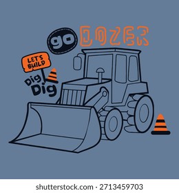 Vektor Dozer lässt Desain bauen 