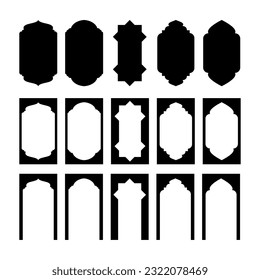 vektor gerbang masjid bisa untuk hiasan desain, ilustrasi, dan bahan edit svg