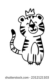 Vektor grafis dari harimau free download vector