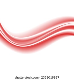 vektor grafis red background abstract wavy and waving lines texture	
