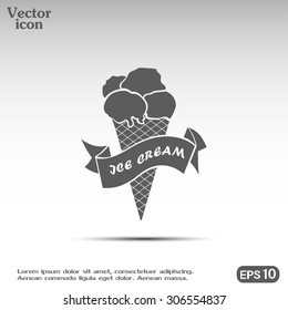 Vektor icon ice cream