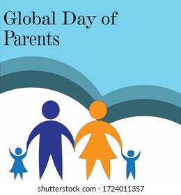 Vektor Illustration for Global Day of Parents
