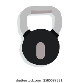 vektor  Kettlebell vector icon. Kettlebell icon Kettle bell