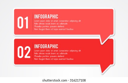 Vektor lines infographic 