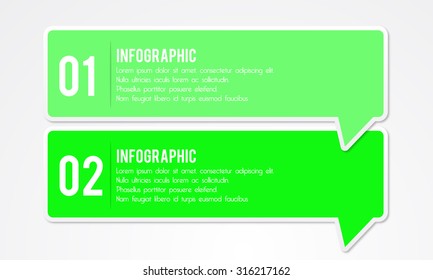 Vektor lines infographic 