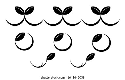 vektor logo seeds black cool