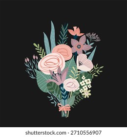 Vektor Poster Vorlage Symbol Logo Symbol bunte Blume 
