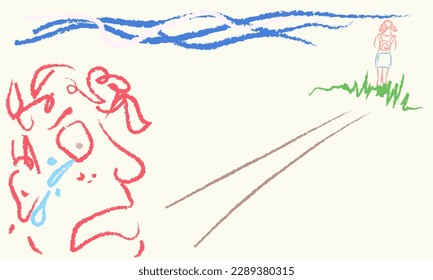 vektor potrait illustrator design, themes, templates, vektor abstrakt, Mann und Frau Illustration.