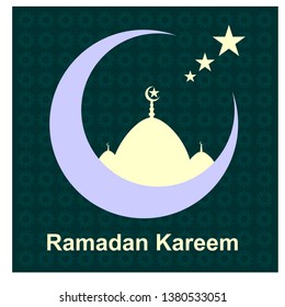 vektor of ramadan kareem
