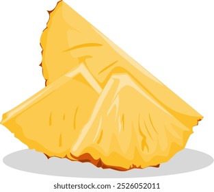 Vektor slice pineapple triangle slice