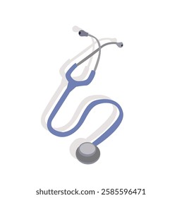 vektor Stethoscope appears to be hanging around the neck of a doctor or nurse