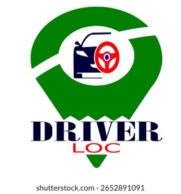 Template de logo d'Image vectorielle d'emplacement de pilote de stock Vektor