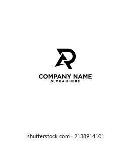 Vektor Stok R Letter Vector Logo Ra Letter