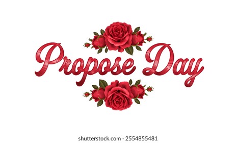 Velentine Day, Rose Day, Propose Day, Promise Day, Kiss  Text Letters Typography Written Design Art 