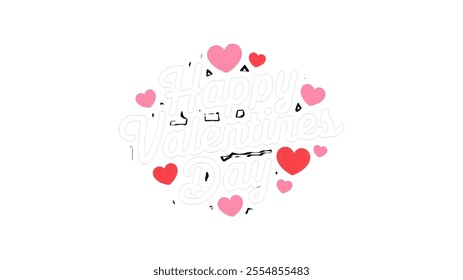 Velentine Day, Rose Day, Propose Day, Promise Day, Kiss  Text Letters Typography Written Design Art 