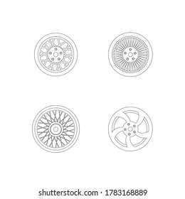 velg logo stock illustration design