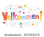 velkommen - welcome in Danish language 