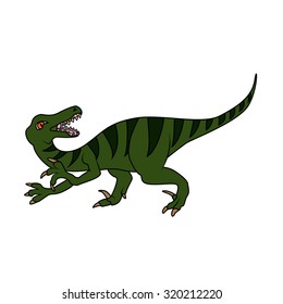 Velociraptor dinosaur