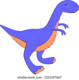 Velociraptor Dinosaur Cute for Design