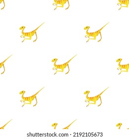 Velociraptor pattern seamless background texture repeat wallpaper geometric vector
