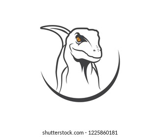 Velociraptor Raptor Logo