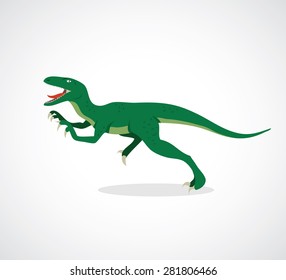 Velociraptor - vector illustration