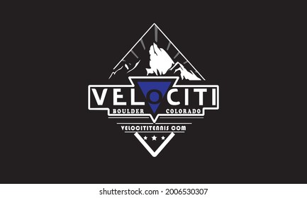 velociti vector logo - t-shirt design- new logo design