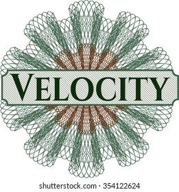 Velocity abstract linear rosette