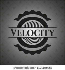 Velocity black emblem