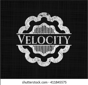 Velocity chalkboard-Emblem