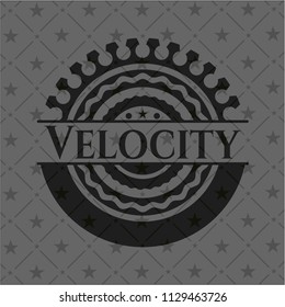 Velocity dark badge